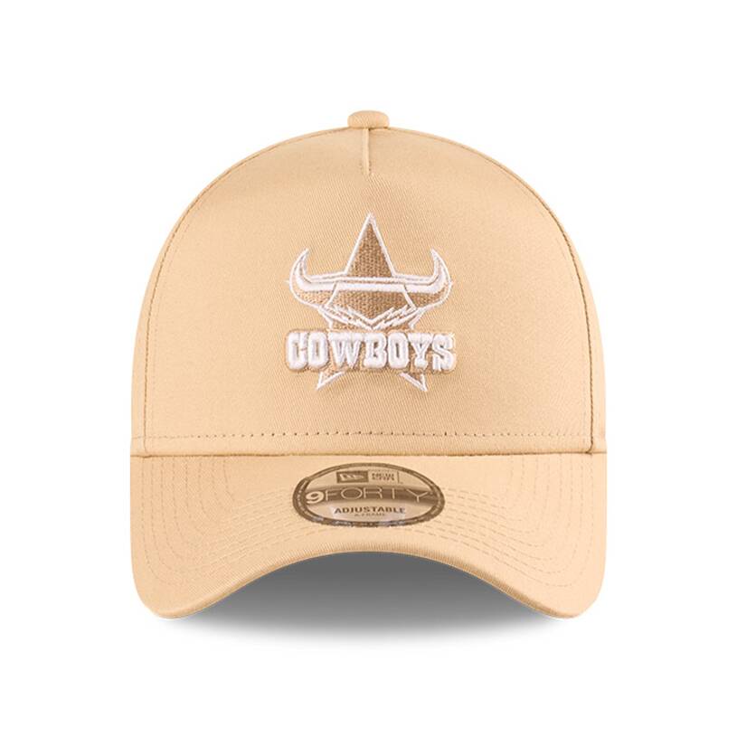 Cowboys New Era 9FORTY A Frame Oatmilk Cap1