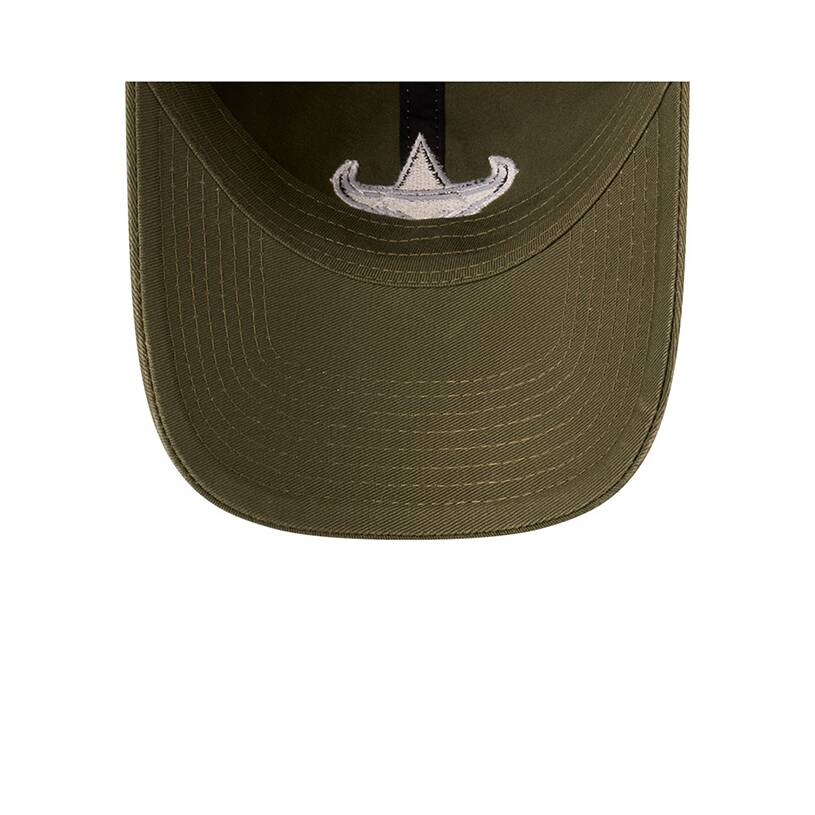 Cowboys New Era Casual Classic Olive Cap4