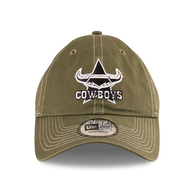 Cowboys New Era Casual Classic Olive Cap1