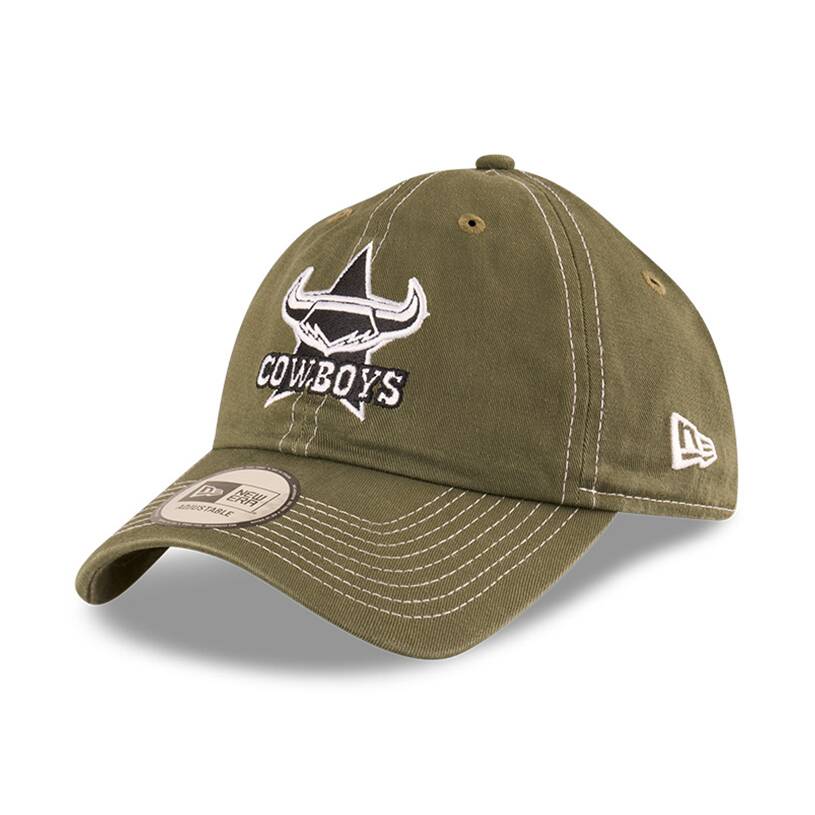 Cowboys New Era Casual Classic Olive Cap0