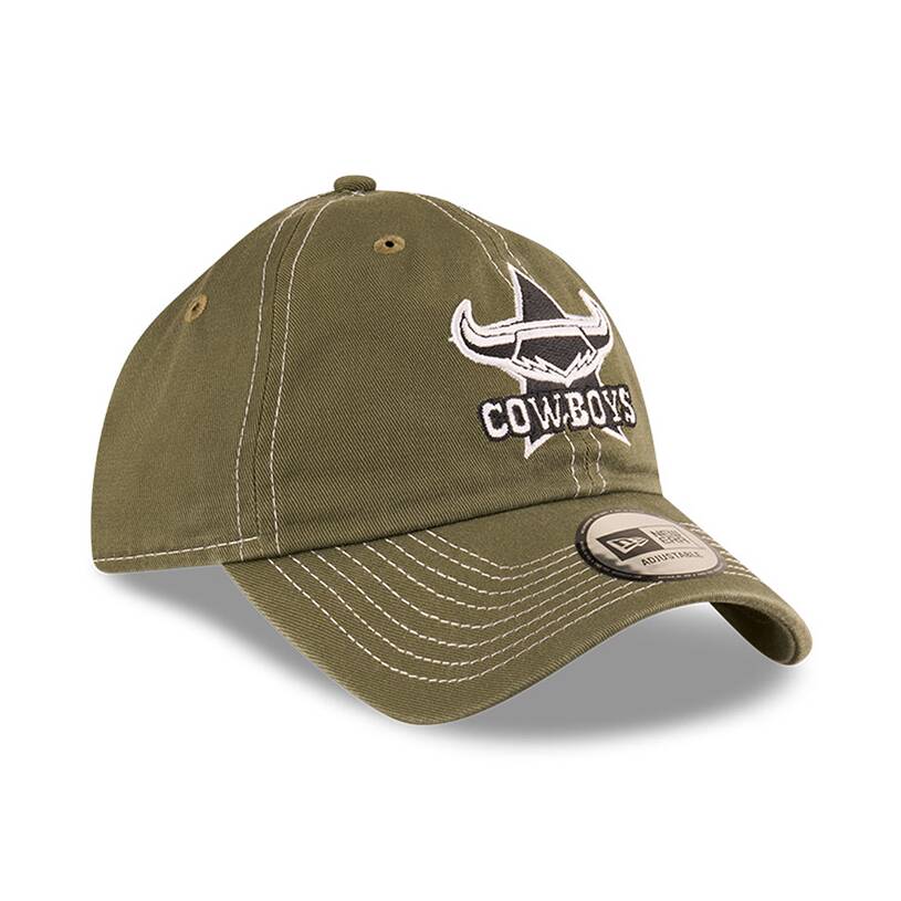 Cowboys New Era Casual Classic Olive Cap2