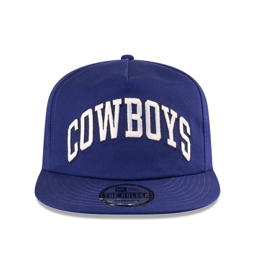 Cowboys New Era The Golfer Team Arch Royal Cap1