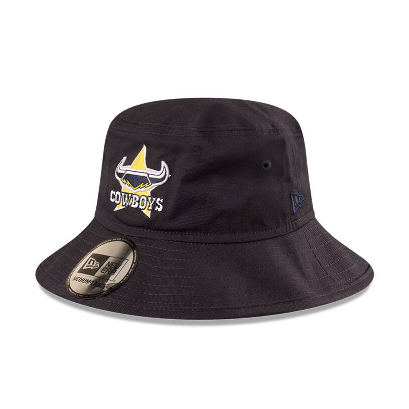 Cowboys New Era Navy Bucket Hat0