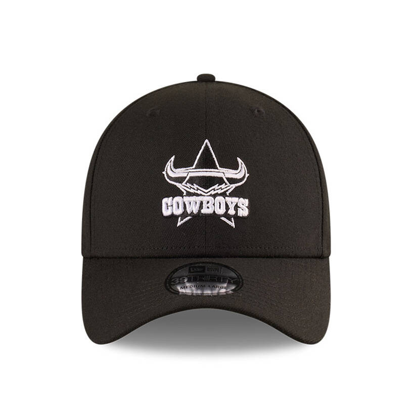 Cowboys New Era 39THIRTY Black / White Cap1