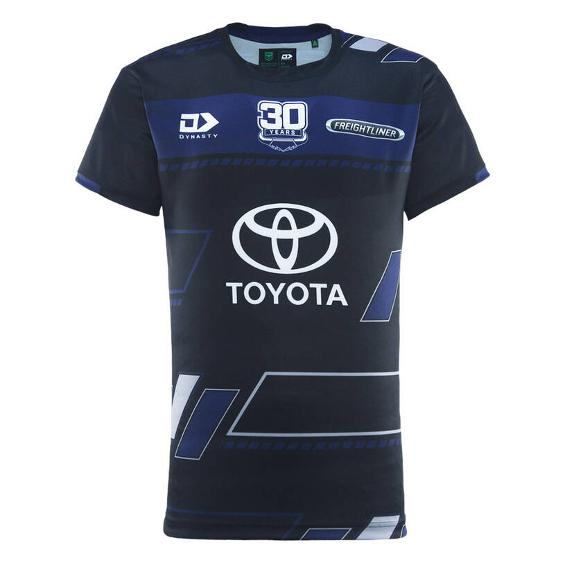 2025 Mens NRL Training Tee - Black0