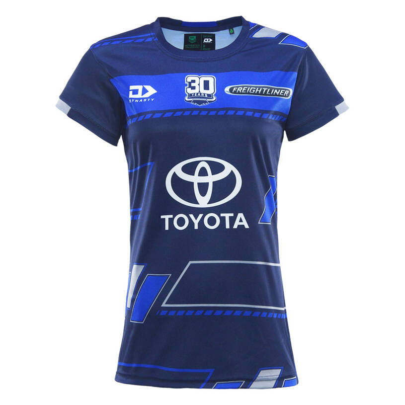 2025 Womens NRL Training Tee - Navy