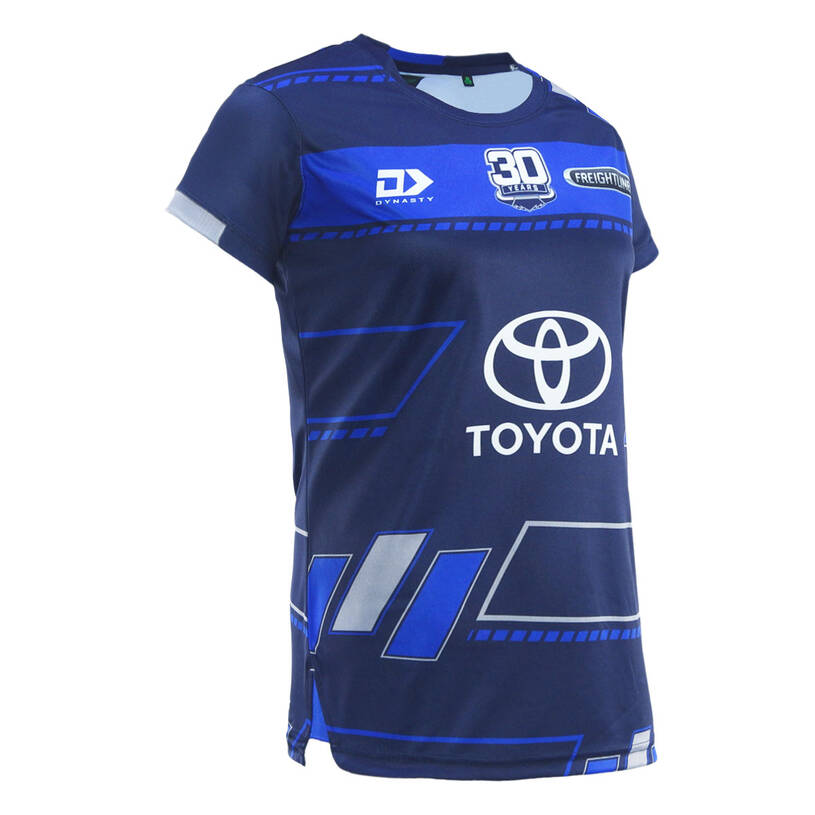 2025 Womens NRL Training Tee - Navy2