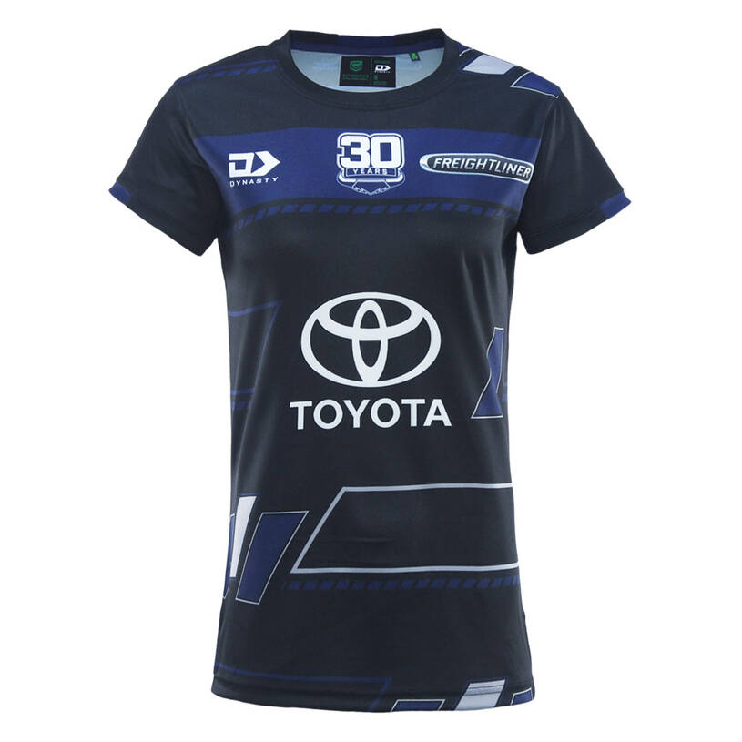 2025 Womens NRL Training Tee - Black0