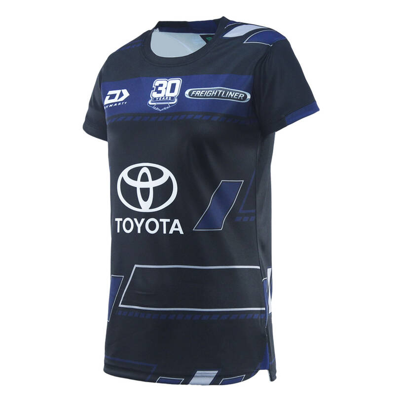 2025 Womens NRL Training Tee - Black1