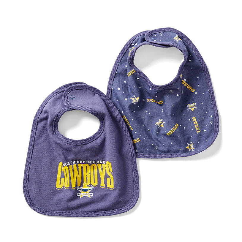 Cowboys Everyday 2-Pack Baby Bibs0