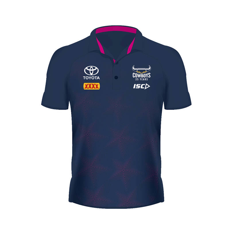 2020 Ladies Performance Polo - Navy/Pink