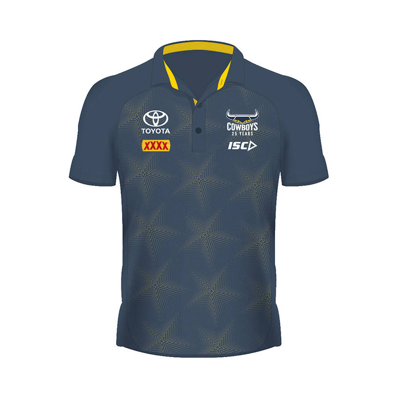 2020 Ladies Performance Polo - Steel/Yellow